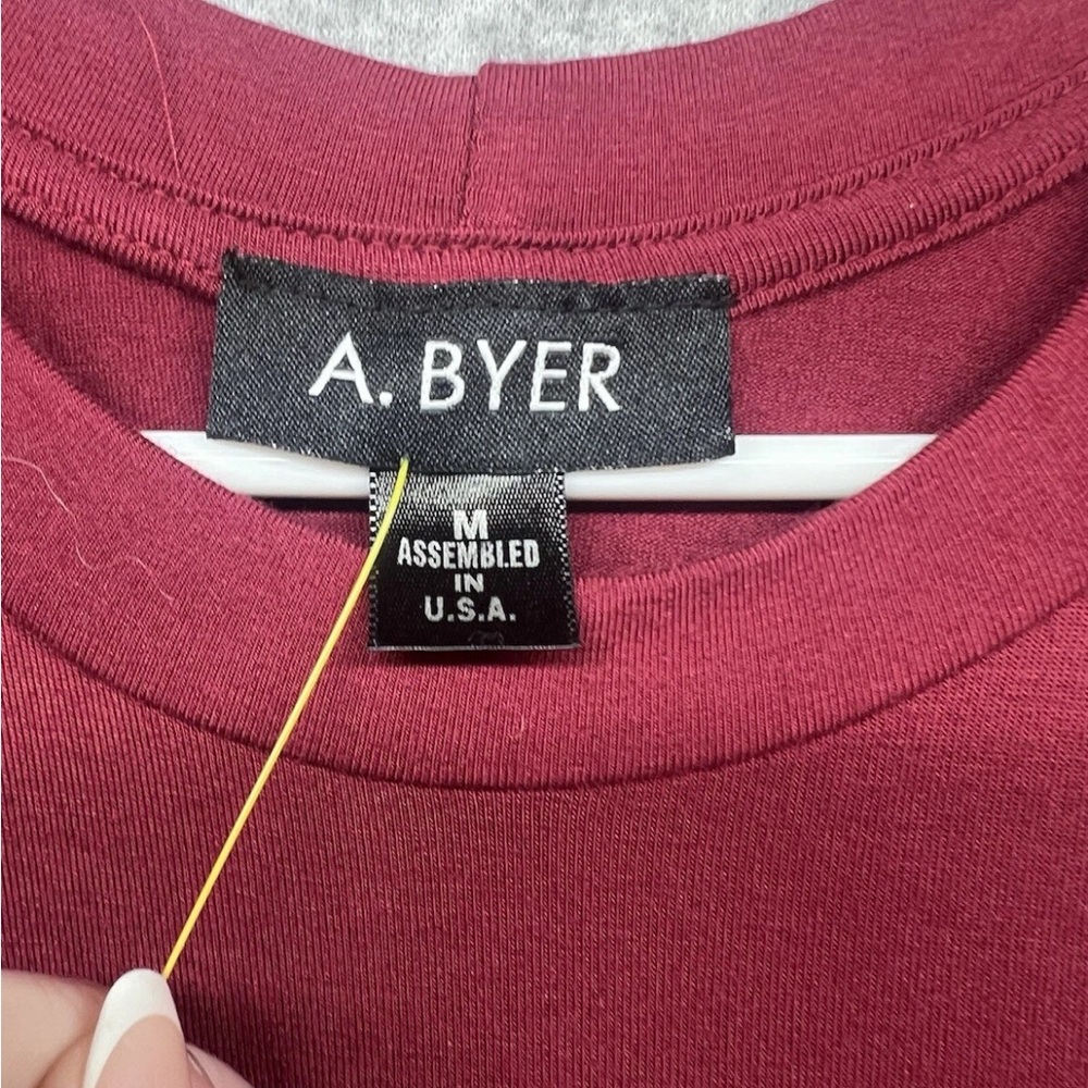 A. Byer Sleeveless Wine Midi Dress - Picture 2 of 8